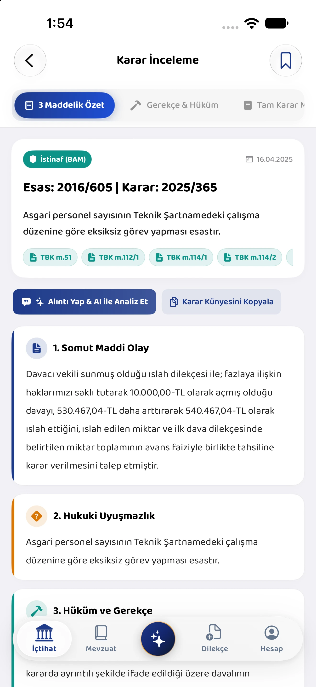 Mecelle Emsal İçtihat İnceleme Akışı
