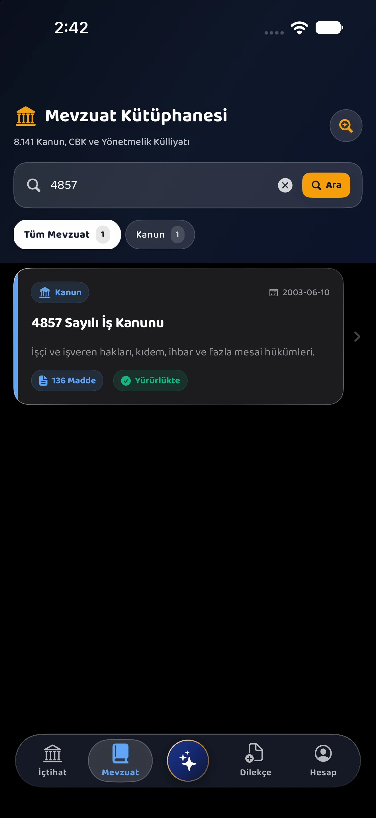 Mecelle Gece Modu (Dark)
